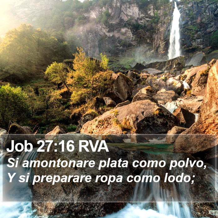 Job 27:16 RVA Bible Study