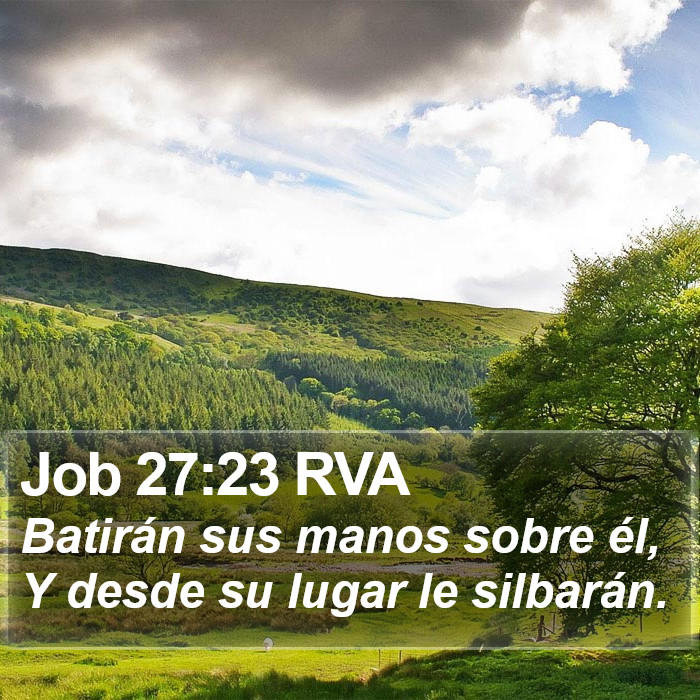 Job 27:23 RVA Bible Study