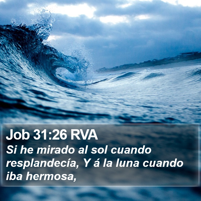 Job 31:26 RVA Bible Study