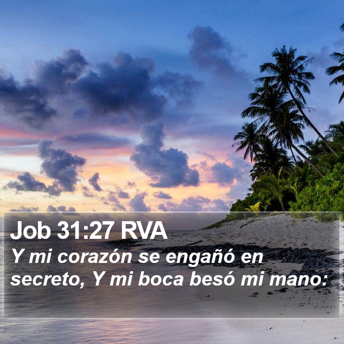 Job 31:27 RVA Bible Study