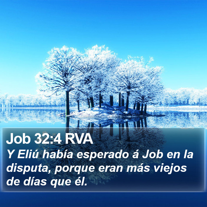 Job 32:4 RVA Bible Study