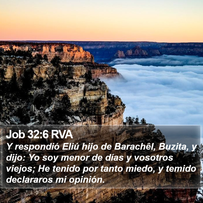 Job 32:6 RVA Bible Study