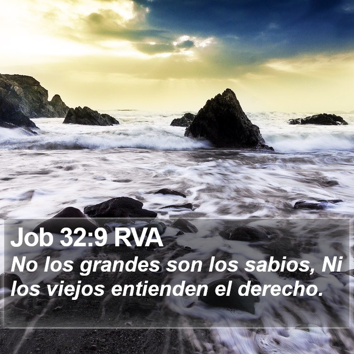 Job 32:9 RVA Bible Study