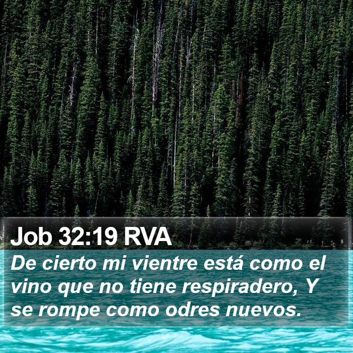 Job 32:19 RVA Bible Study