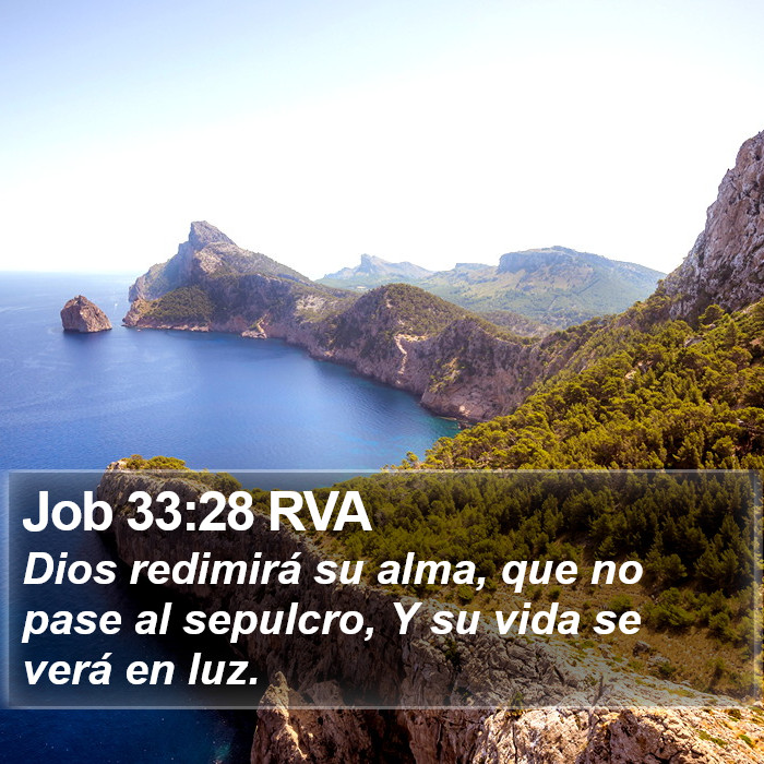 Job 33:28 RVA Bible Study