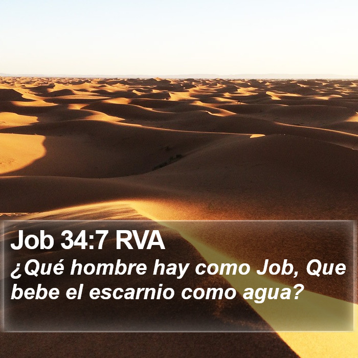 Job 34:7 RVA Bible Study