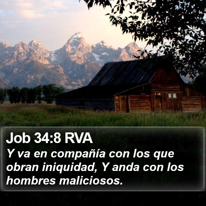 Job 34:8 RVA Bible Study