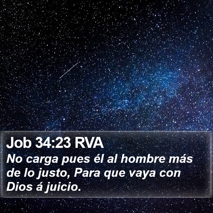 Job 34:23 RVA Bible Study