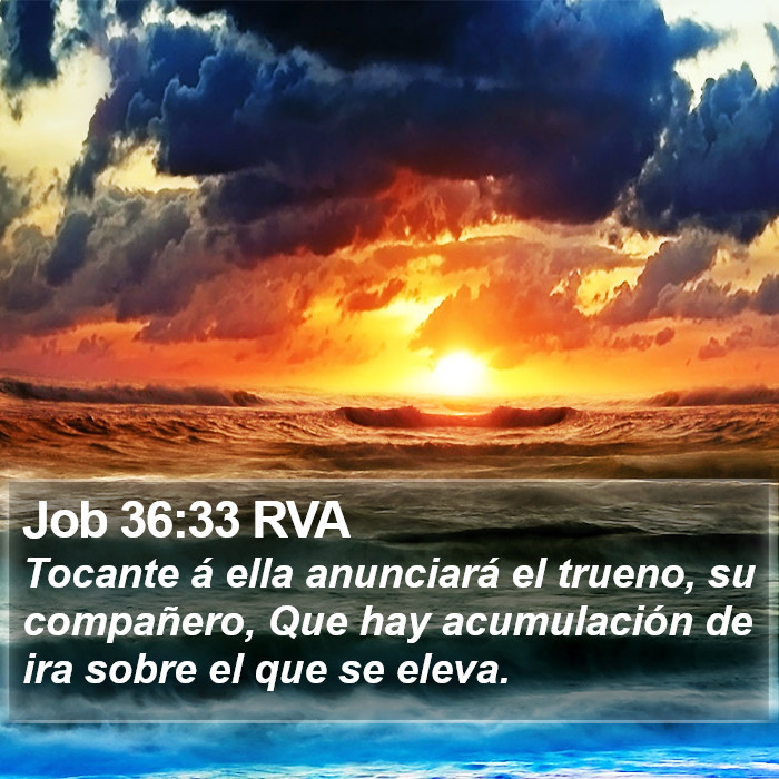 Job 36:33 RVA Bible Study