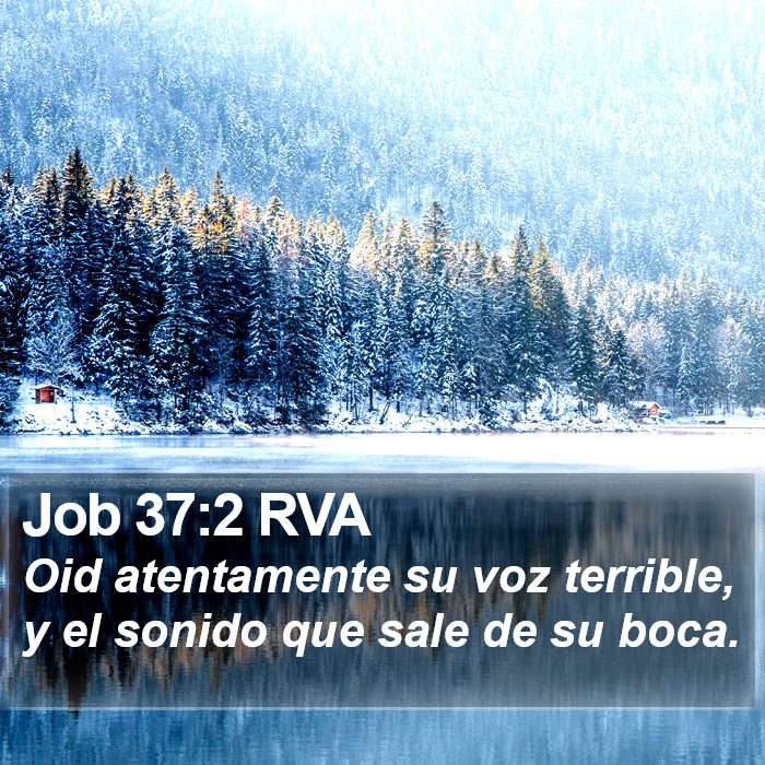 Job 37:2 RVA Bible Study