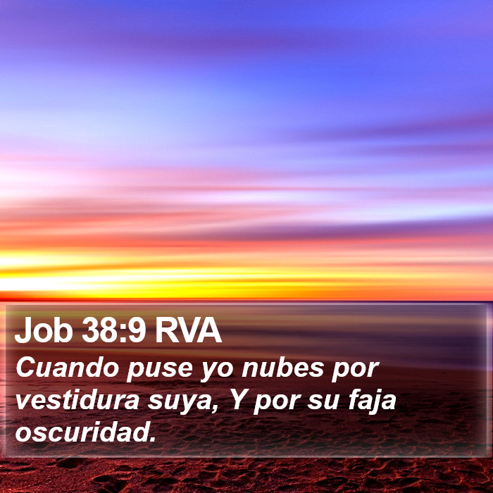 Job 38:9 RVA Bible Study