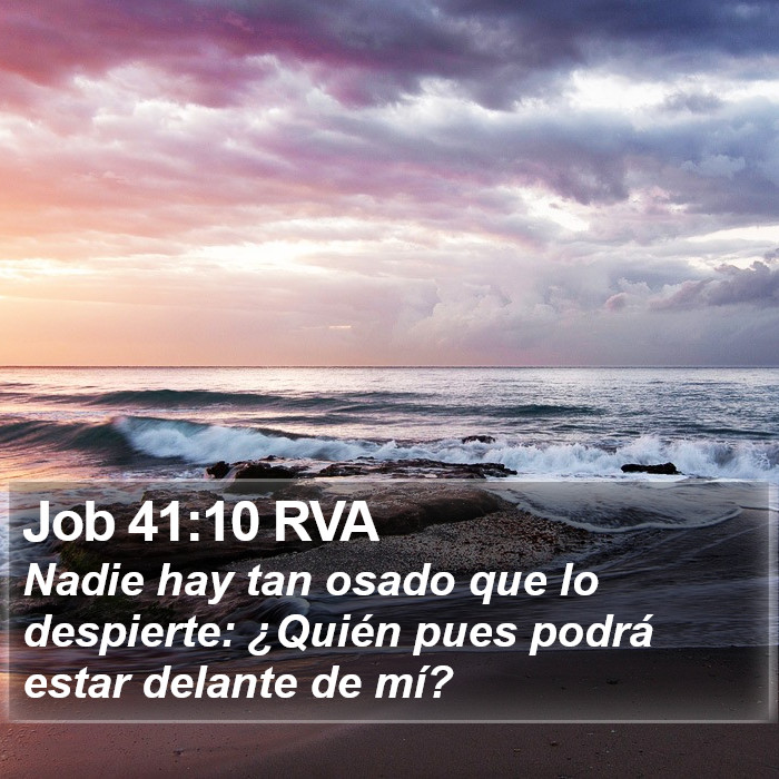 Job 41:10 RVA Bible Study