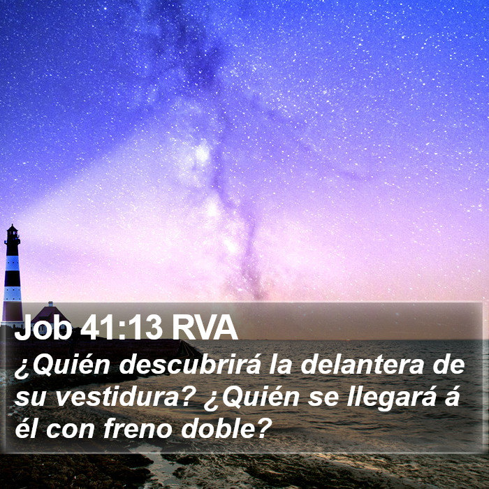 Job 41:13 RVA Bible Study