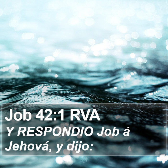 Job 42:1 RVA Bible Study