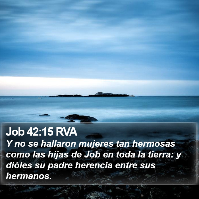 Job 42:15 RVA Bible Study