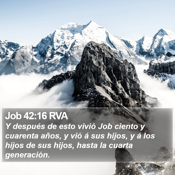 Job 42:16 RVA Bible Study