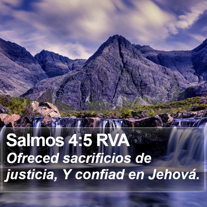 Salmos 4:5 RVA Bible Study