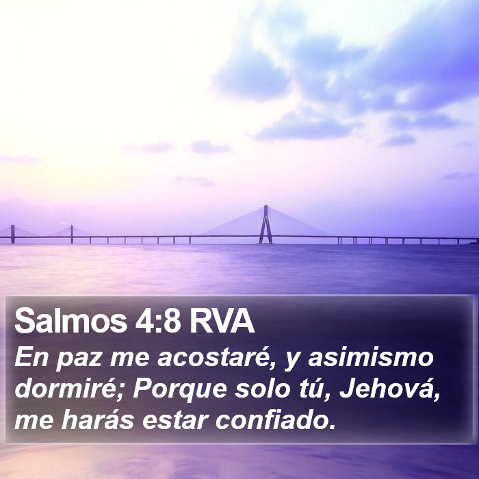 Salmos 4:8 RVA Bible Study