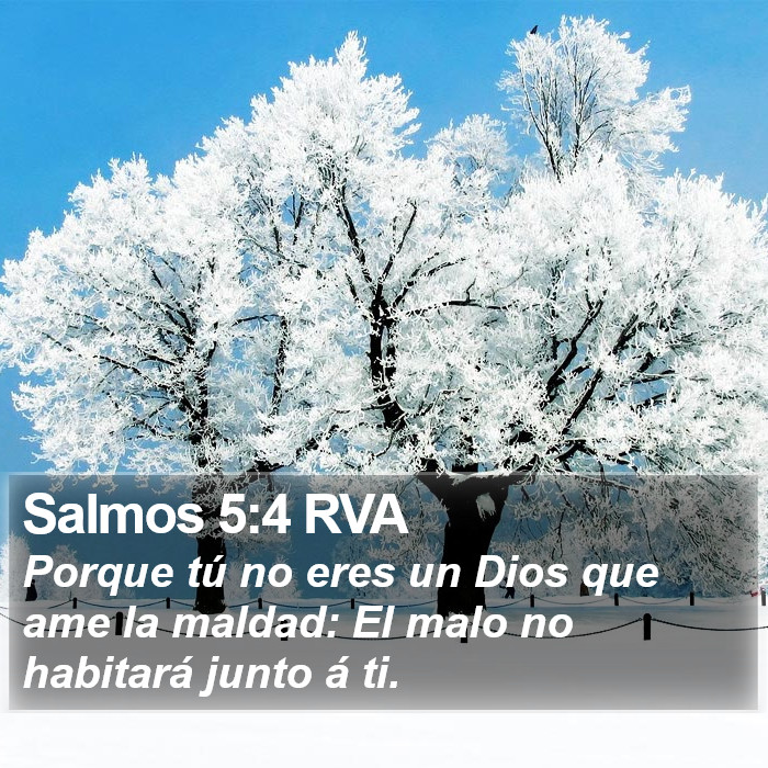 Salmos 5:4 RVA Bible Study