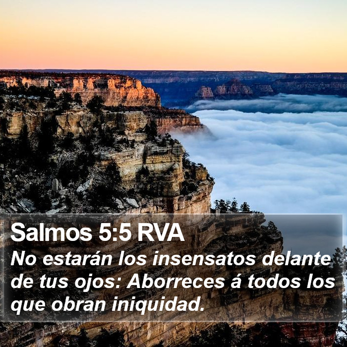 Salmos 5:5 RVA Bible Study