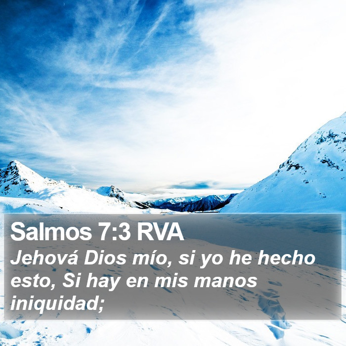 Salmos 7:3 RVA Bible Study