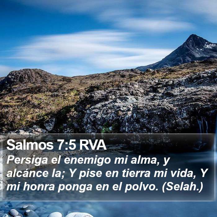 Salmos 7:5 RVA Bible Study