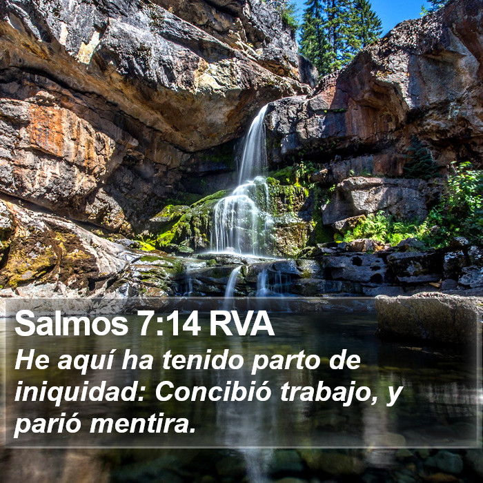 Salmos 7:14 RVA Bible Study