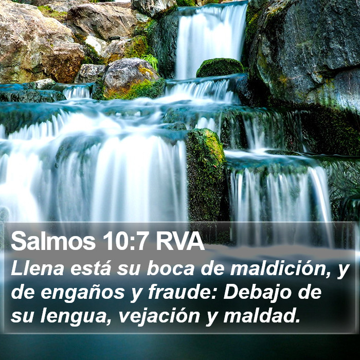 Salmos 10:7 RVA Bible Study