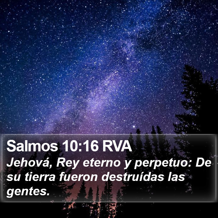 Salmos 10:16 RVA Bible Study