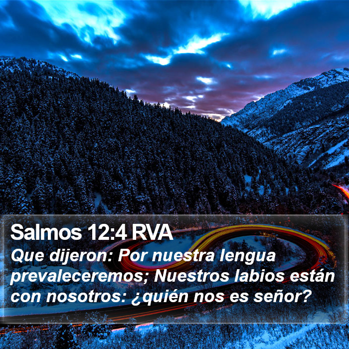 Salmos 12:4 RVA Bible Study