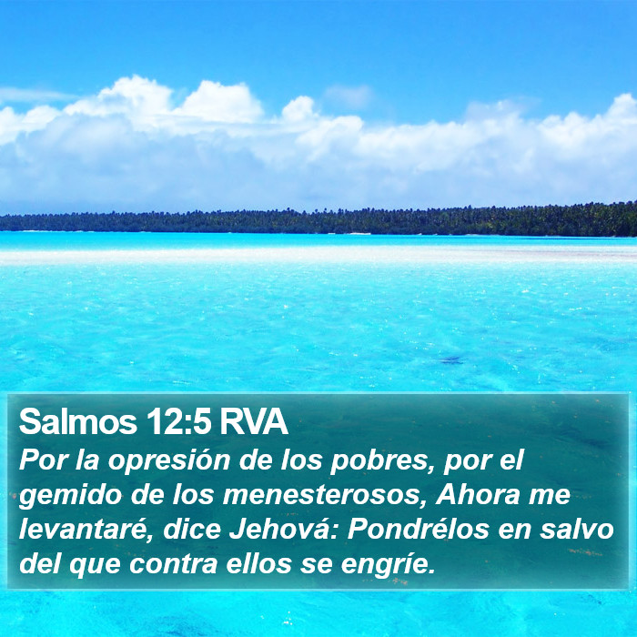 Salmos 12:5 RVA Bible Study