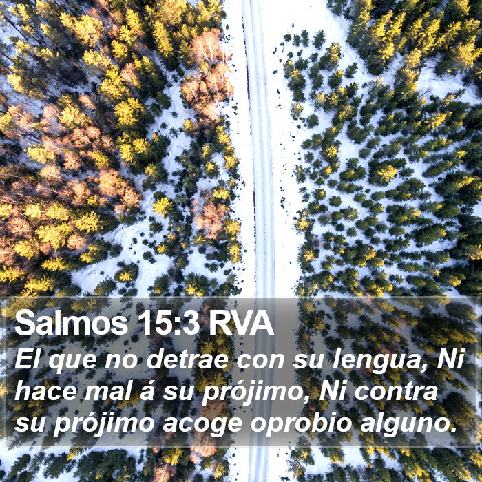 Salmos 15:3 RVA Bible Study