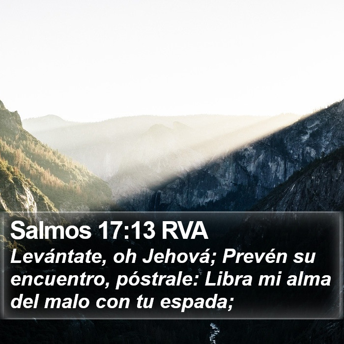 Salmos 17:13 RVA Bible Study