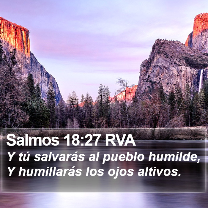 Salmos 18:27 RVA Bible Study