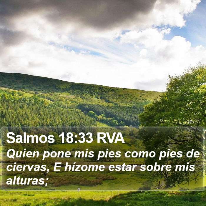 Salmos 18:33 RVA Bible Study