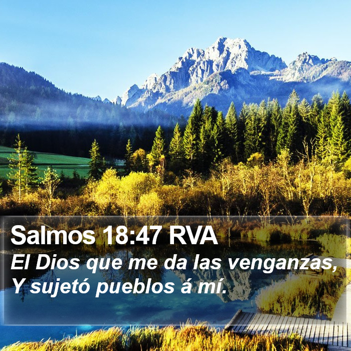 Salmos 18:47 RVA Bible Study