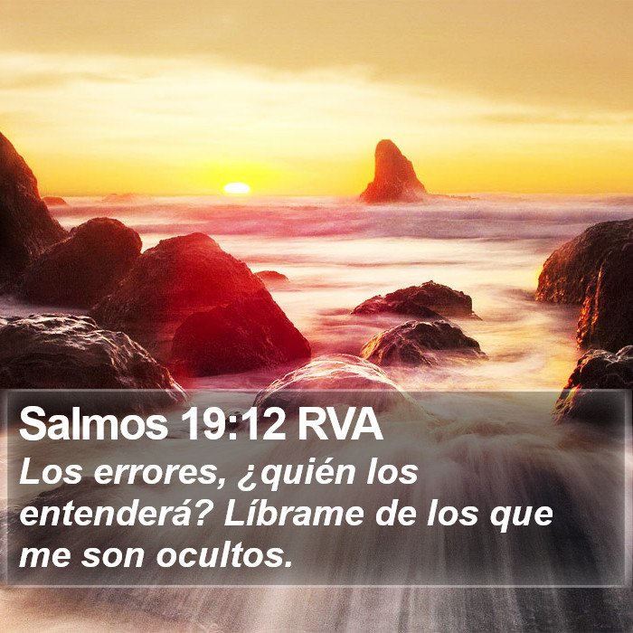 Salmos 19:12 RVA Bible Study