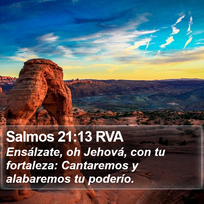 Salmos 21:13 RVA Bible Study