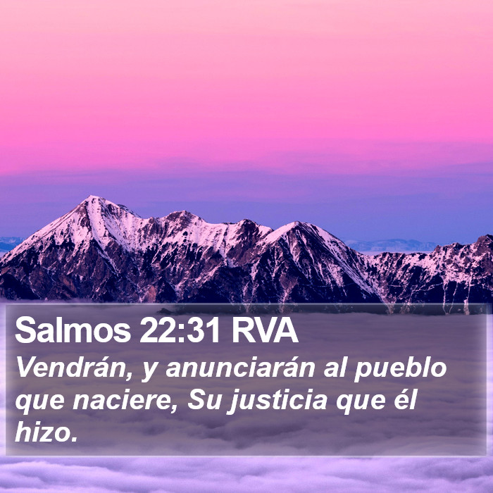 Salmos 22:31 RVA Bible Study