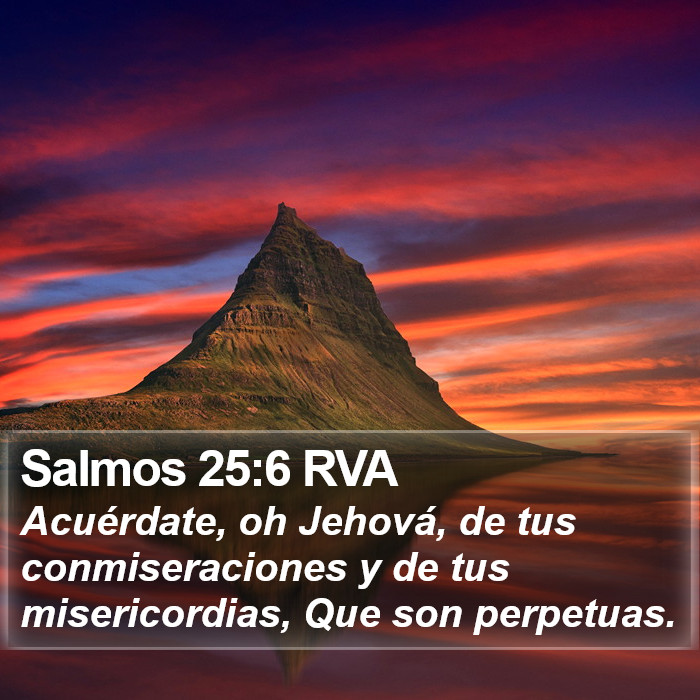 Salmos 25:6 RVA Bible Study