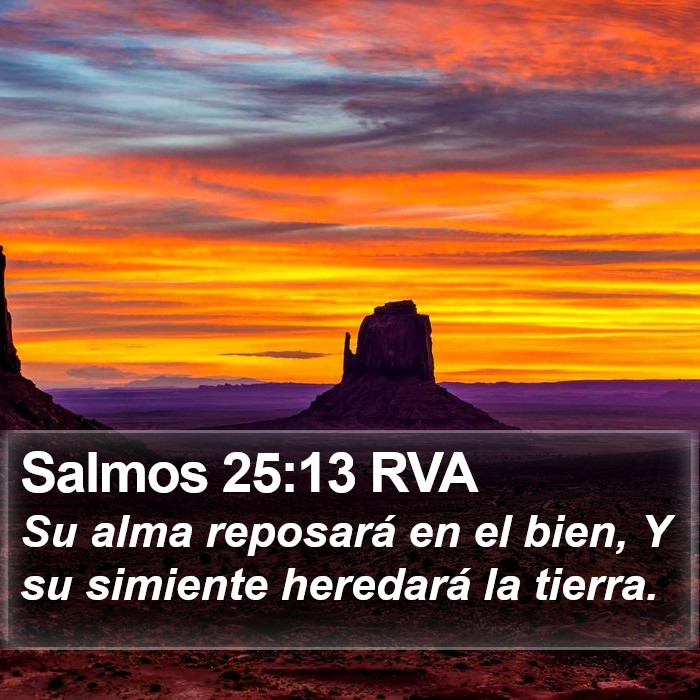 Salmos 25:13 RVA Bible Study