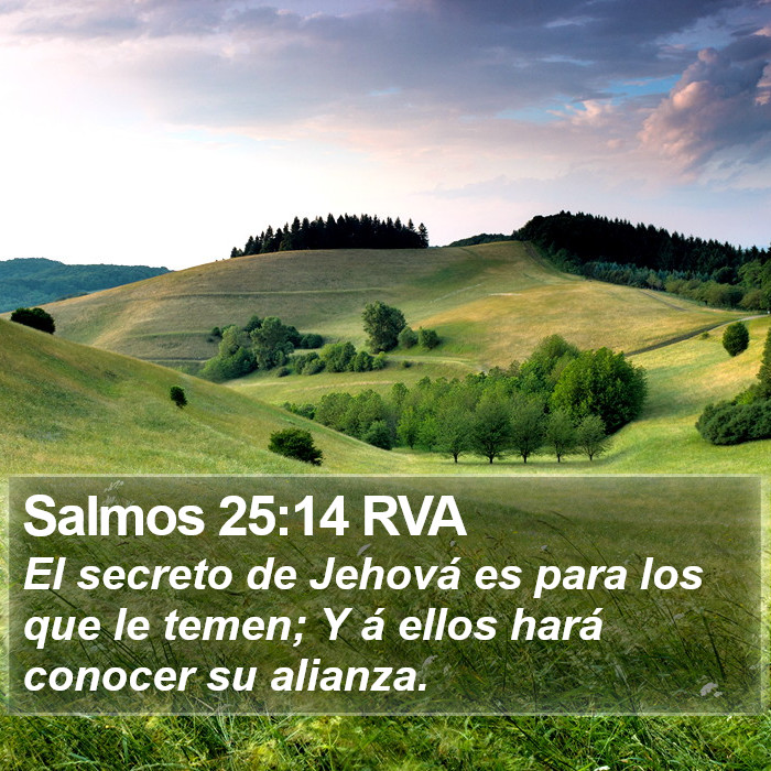 Salmos 25:14 RVA Bible Study