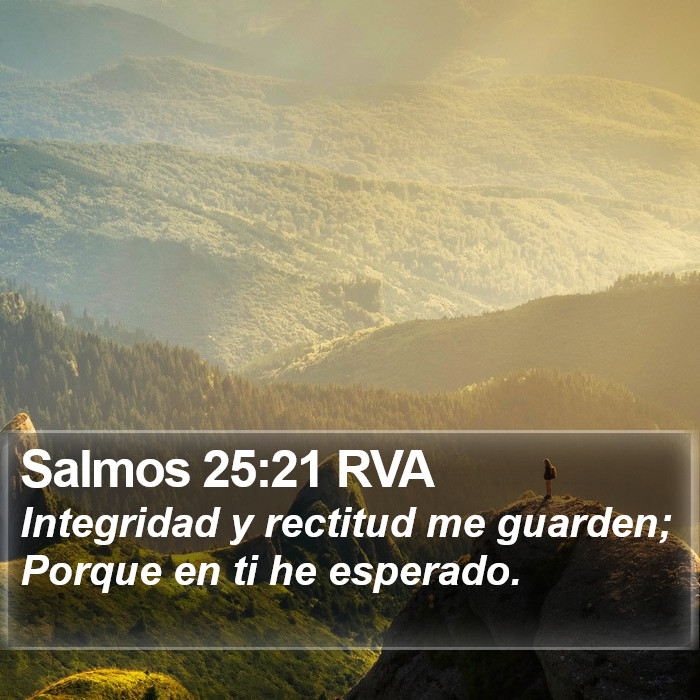 Salmos 25:21 RVA Bible Study