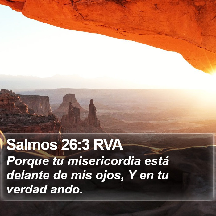 Salmos 26:3 RVA Bible Study