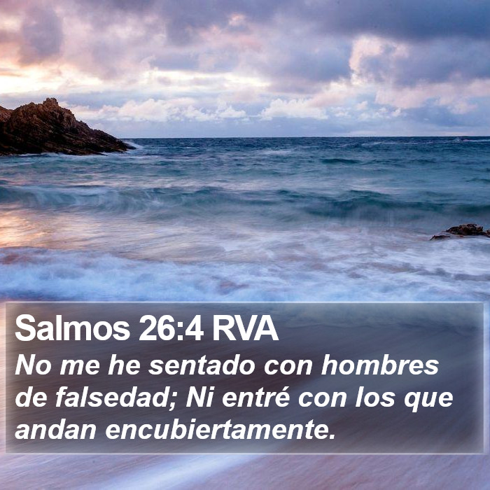 Salmos 26:4 RVA Bible Study