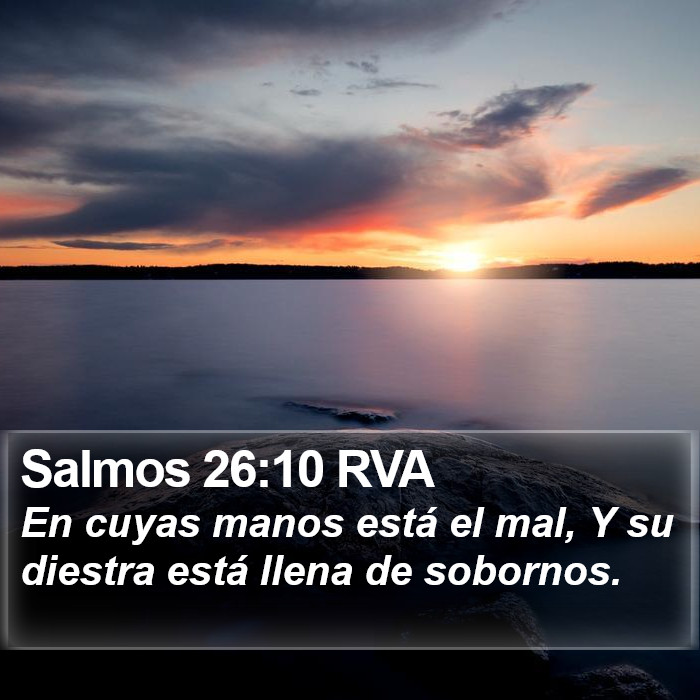 Salmos 26:10 RVA Bible Study