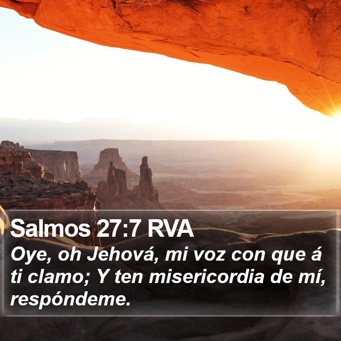 Salmos 27:7 RVA Bible Study