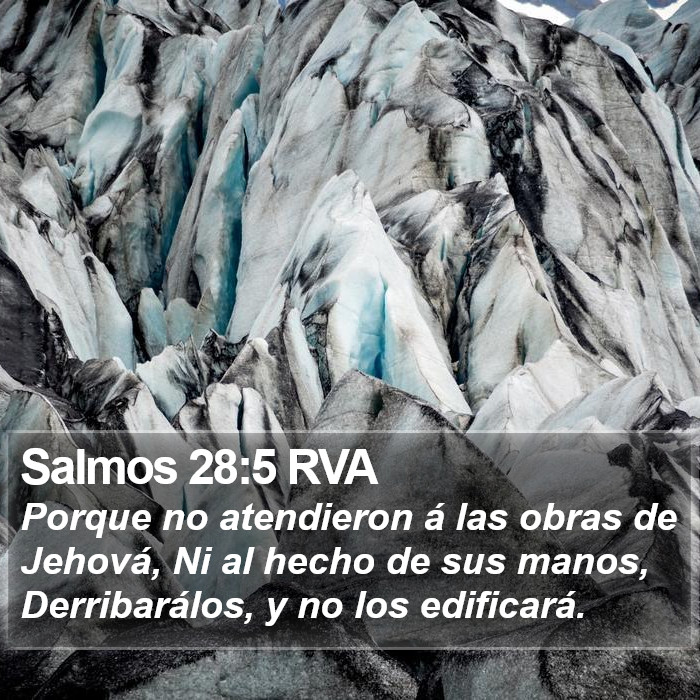 Salmos 28:5 RVA Bible Study