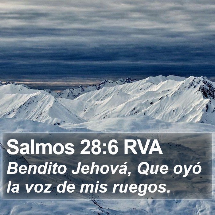 Salmos 28:6 RVA Bible Study