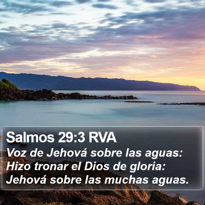 Salmos 29:3 RVA Bible Study